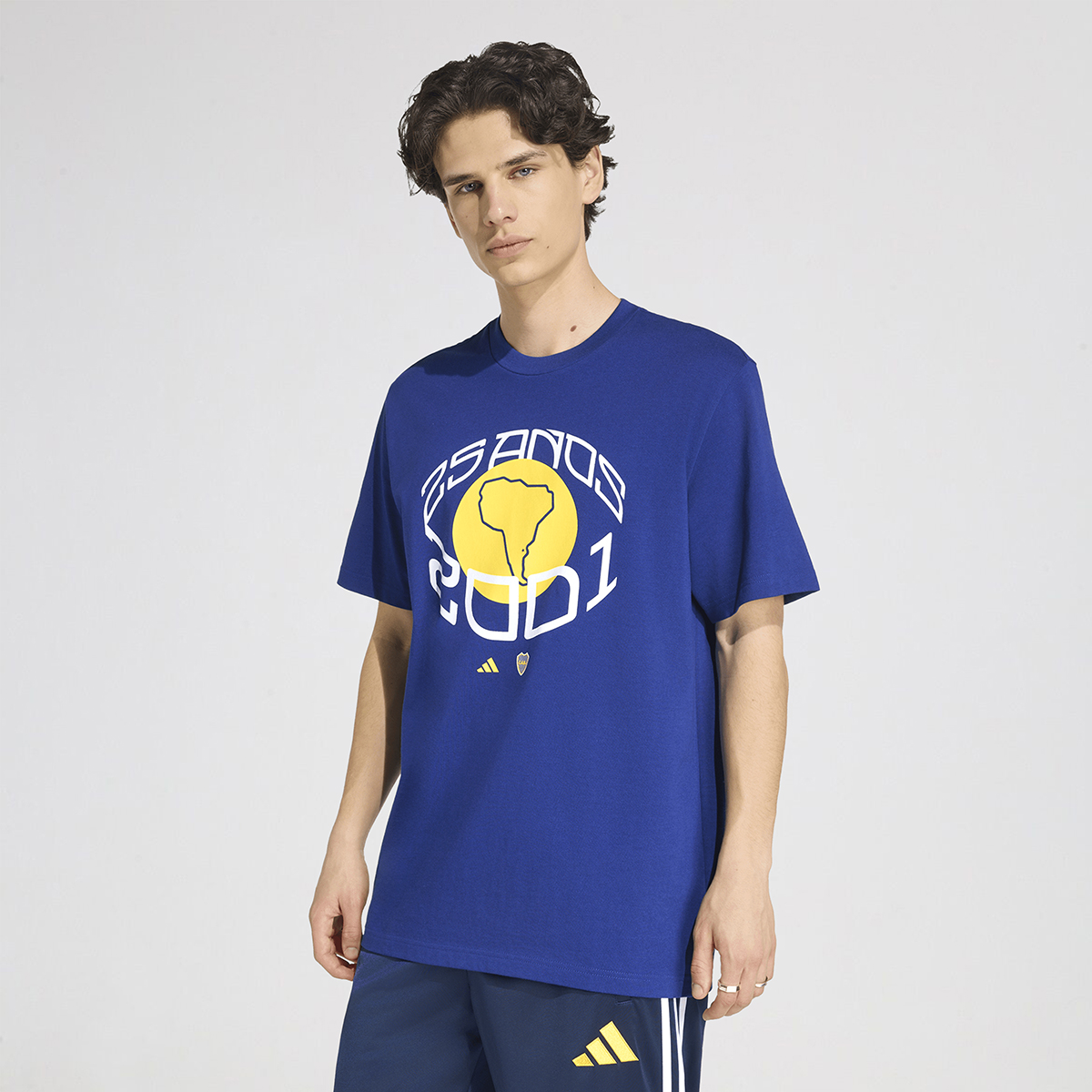 Camiseta Boca Juniors adidas 25 Aniversario Bicampe&oacute;n de Am&eacute;rica Hombre,  image number null