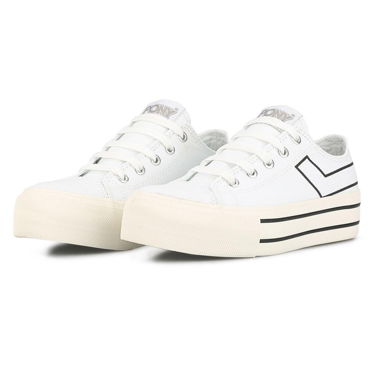 Zapatillas pony con new arrivals plataforma