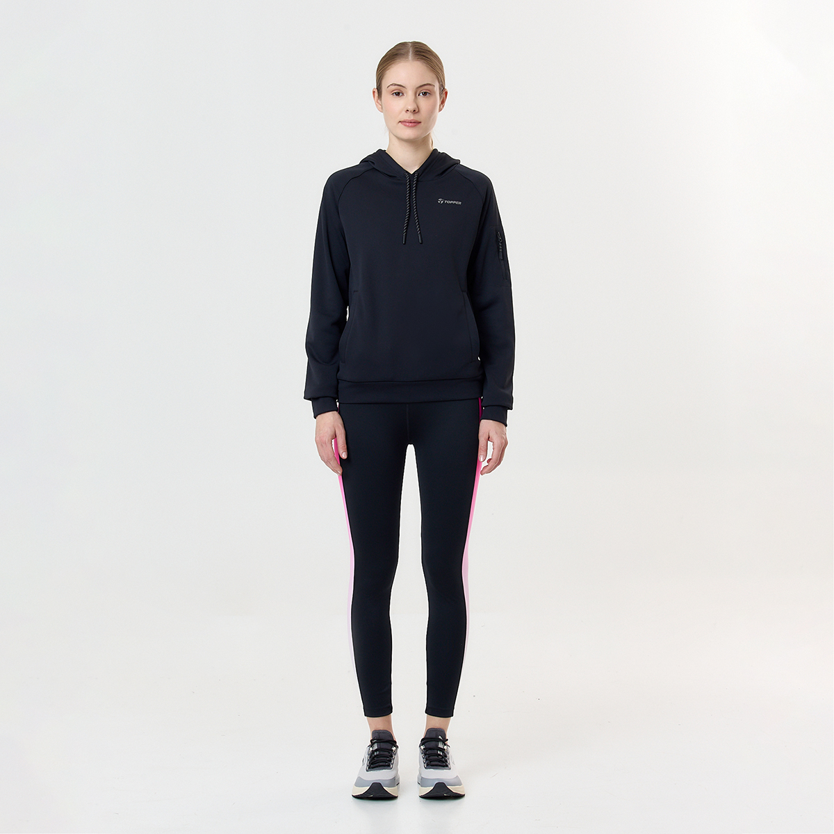 Buzo Entrenamiento Topper Poly Fleece Mujer,  image number null
