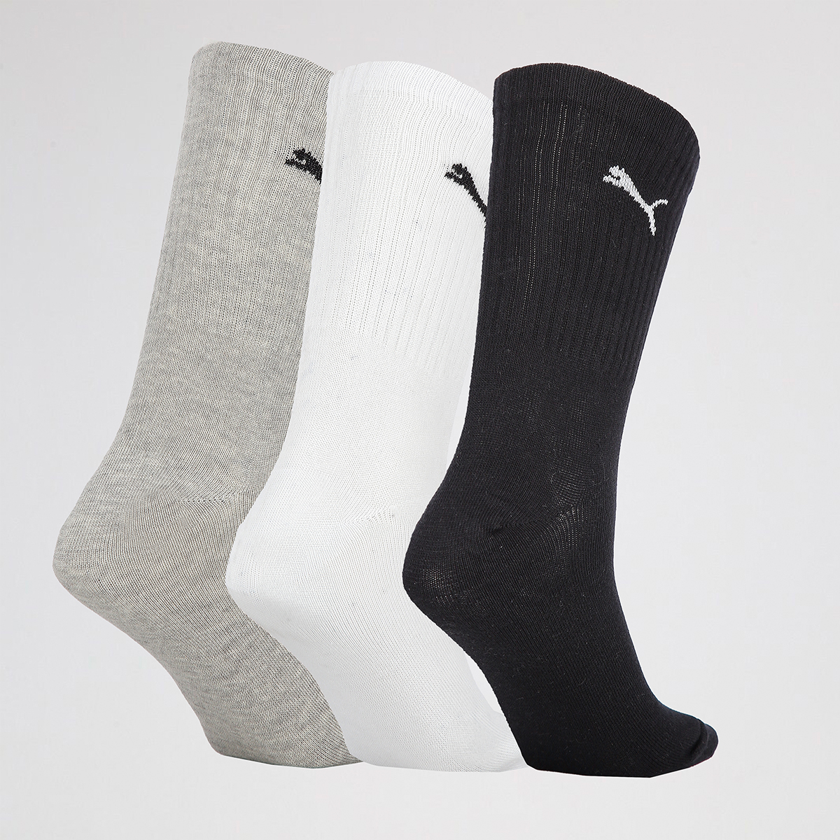 Pack De Medias Puma Crew Light X3 Hombre,  image number null