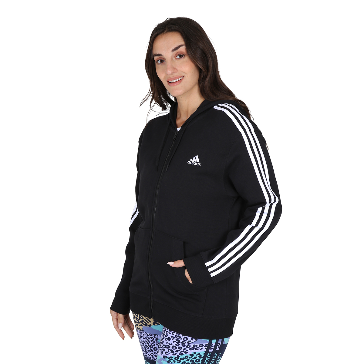 Campera Training adidas Essentials 3 Tiras Mujer,  image number null