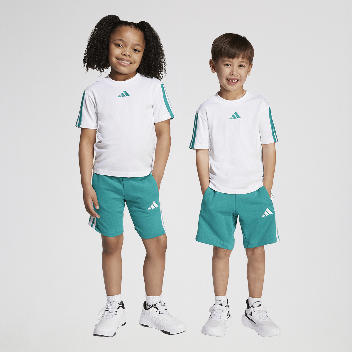 Short adidas Lk 3 Tiras Ft 220 Infantil,  image number null