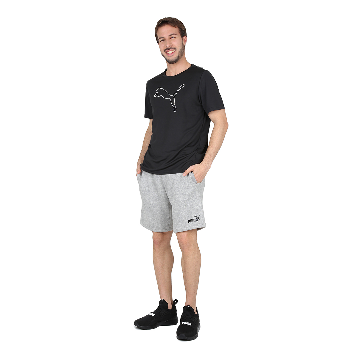Remera Running Puma Performance Cat Hombre,  image number null