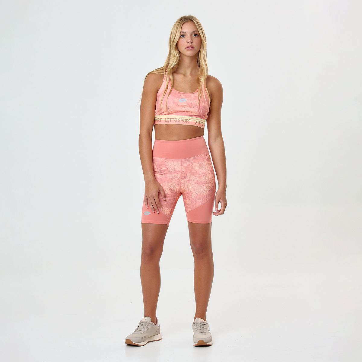 Calza Running Lotto Speedevo Vis Mujer,  image number null