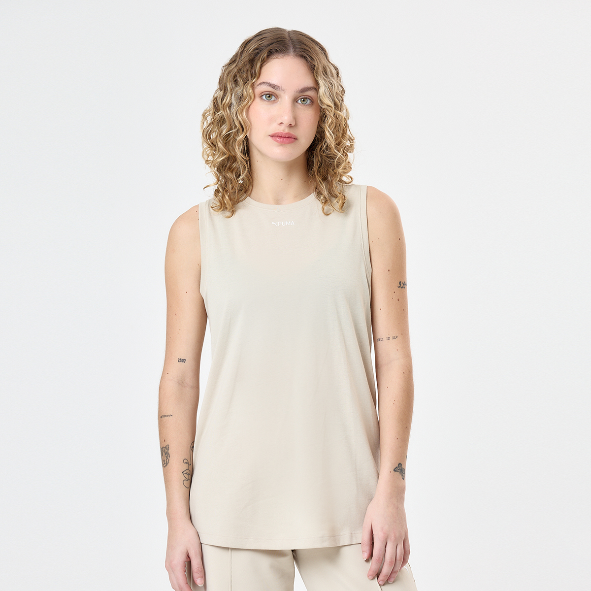 Musculosa Entrenamiento Puma Triblend Fit para Mujer,  image number null