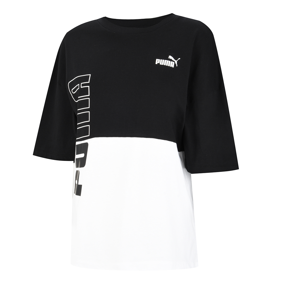 Remera Puma Power Colorblock Mujer