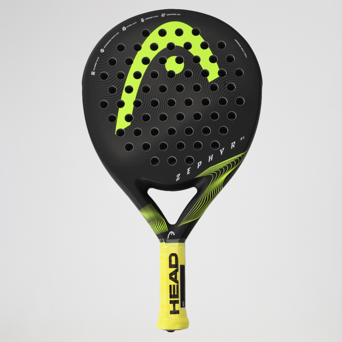 Paleta Pádel Head Zephyr Ul 2023 Carbono,  image number null