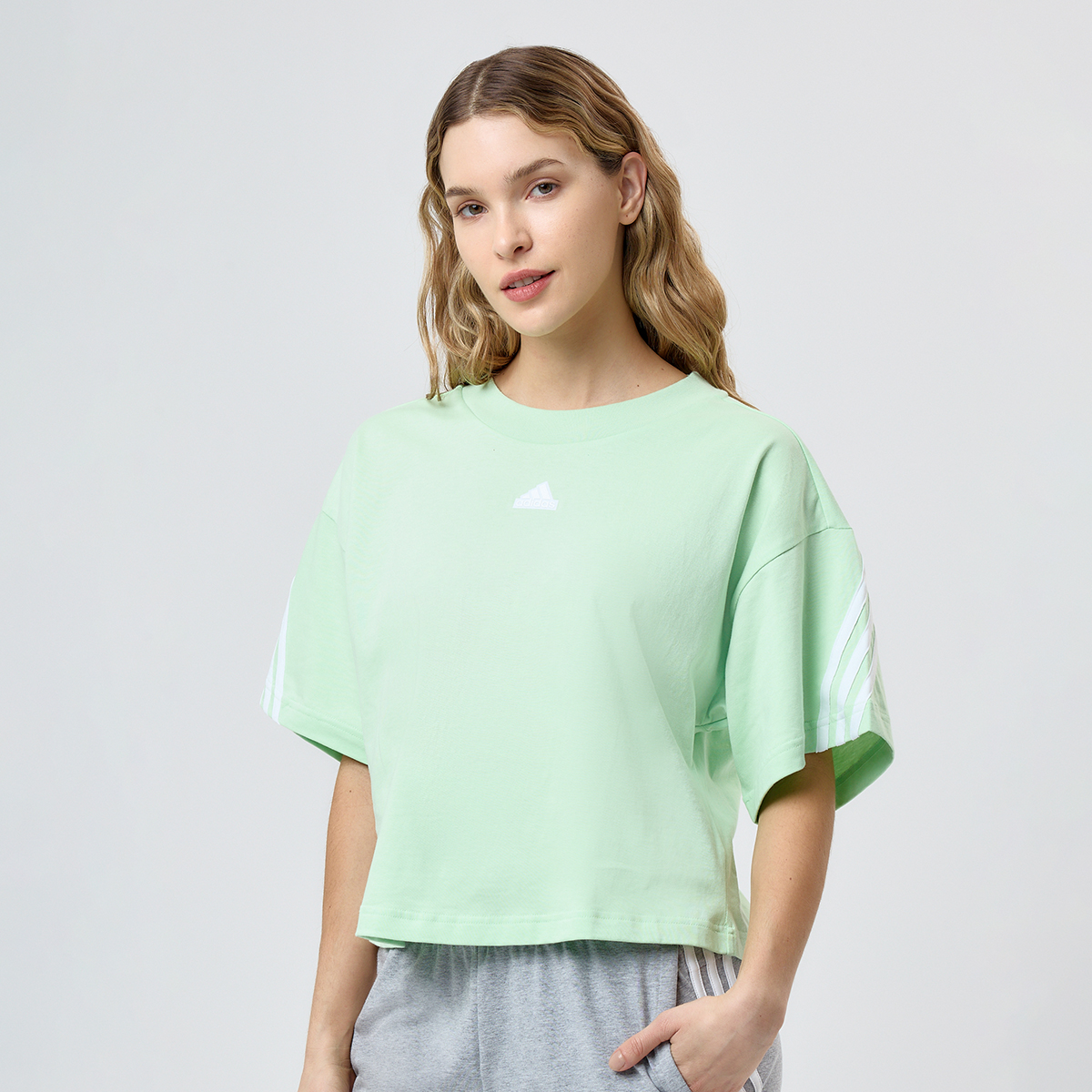 Remera adidas Future Icons 3 Tiras Mujer