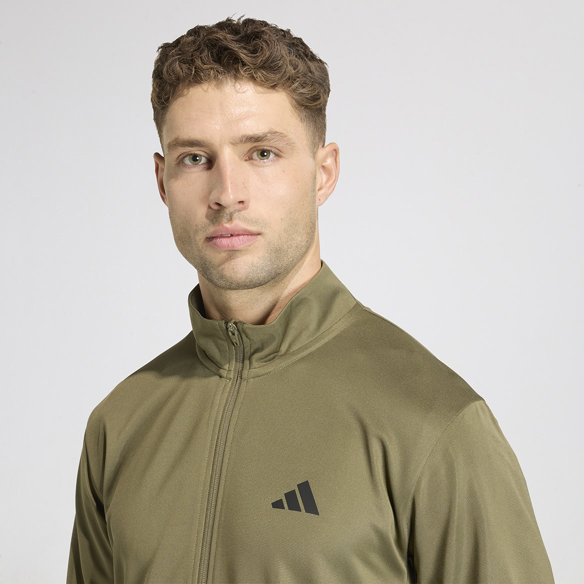 Buzo con Cierre Entrenamiento adidas Essentials 3 Tiras Hombre,  image number null