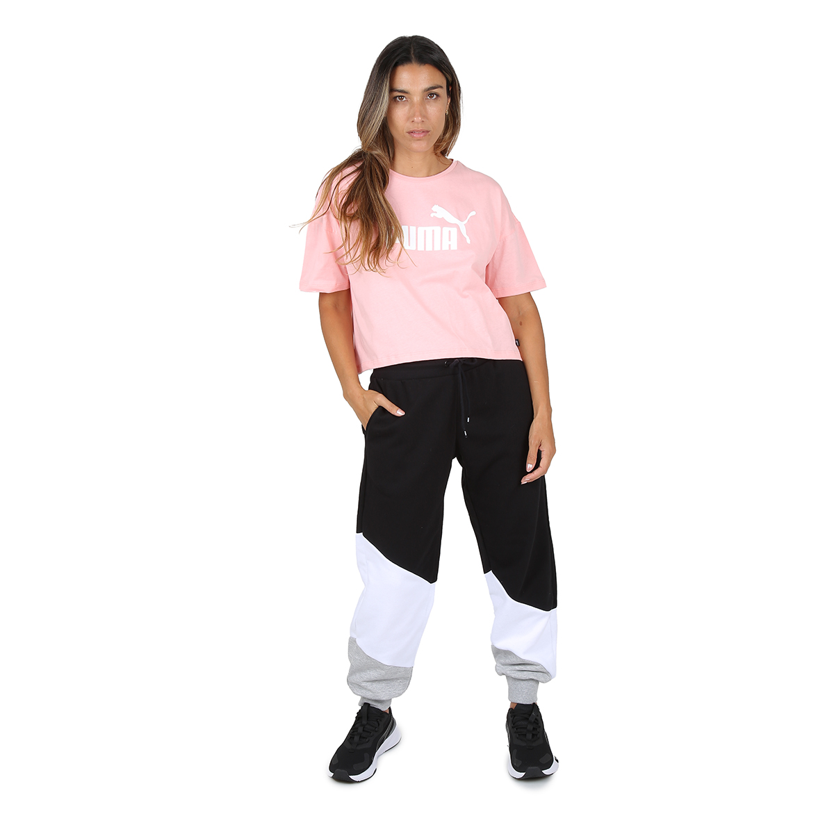 Top Entrenamiento Puma Essentials Crop Logo Mujer,  image number null