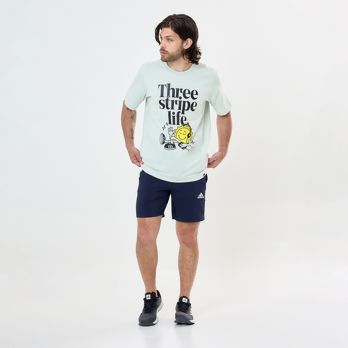 Short Urbano adidas Essentials Chelsea 3 Tiras Hombre,  image number null