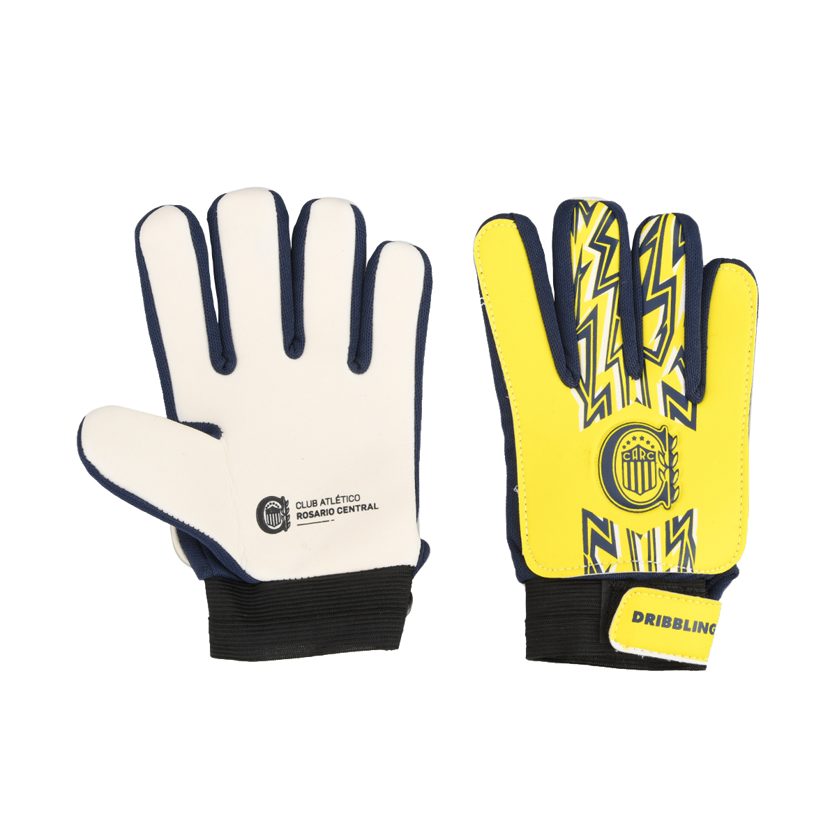 Guantes Fútbol Rosario Central Dribbling Arquero 2022 para Niños,  image number null