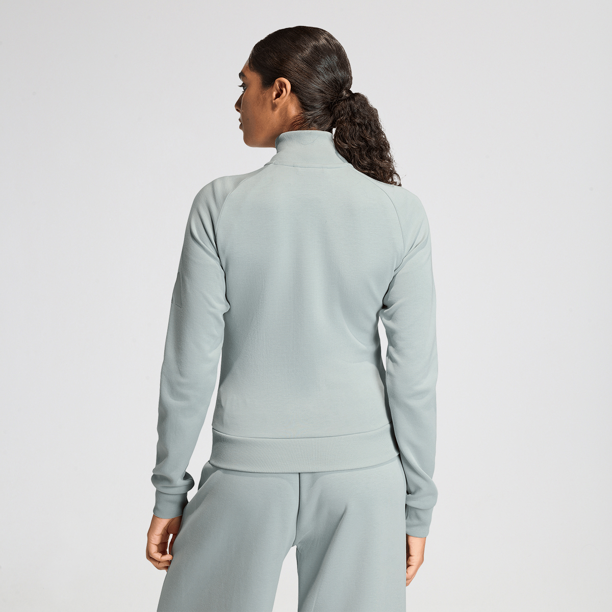 Buzo con Cierre adidas Soft Lux Slim Mujer,  image number null