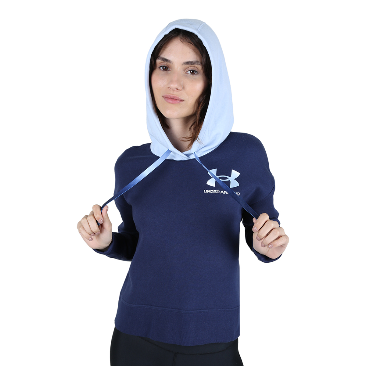 Capucha Buzo Under Armour Azul Buzo Under Armour Rival Fleece