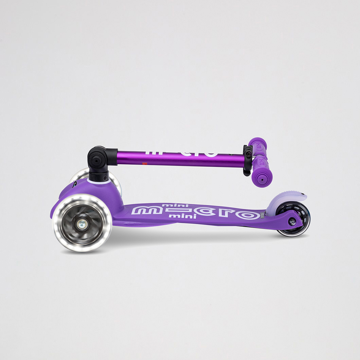 Monopat&iacute;n Micro Deluxe Plegable Led Infantil,  image number null