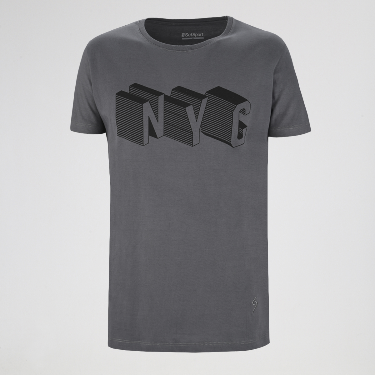 Remera Set Sport Easy Check Print de Hombre,  image number null