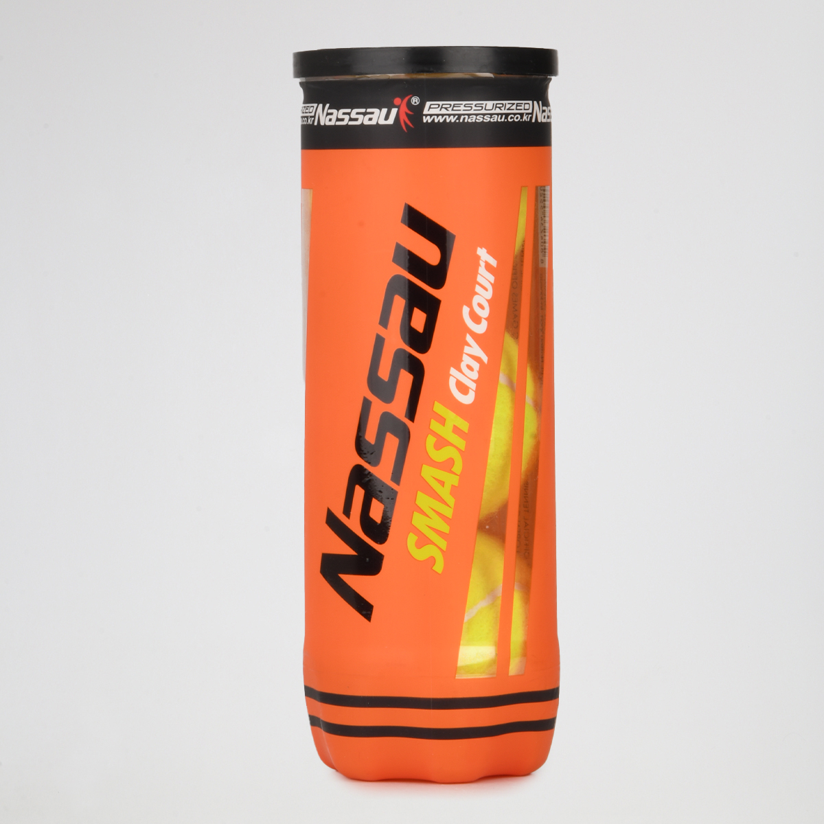 Tubo de Pelotas Tenis Nassau Smash Clay X3,  image number null