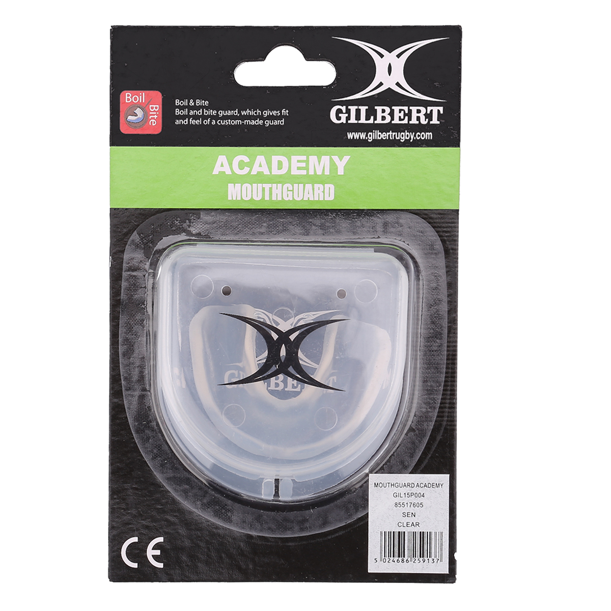 Protector bucal Gilbert Mouthguard Academy,  image number null