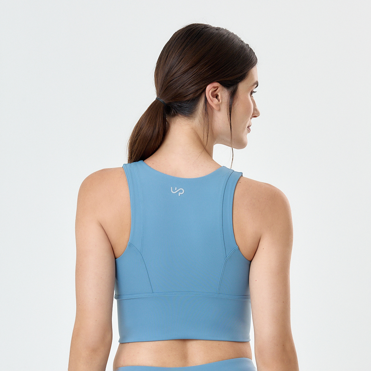 Top Loop Up Aura Blend Zipper Mujer- Lift Up-Impacto Medio,  image number null