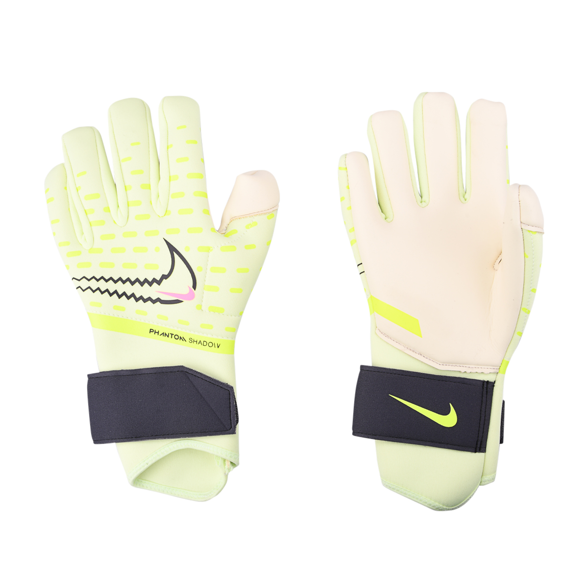 Guantes nike top futbol amarillo