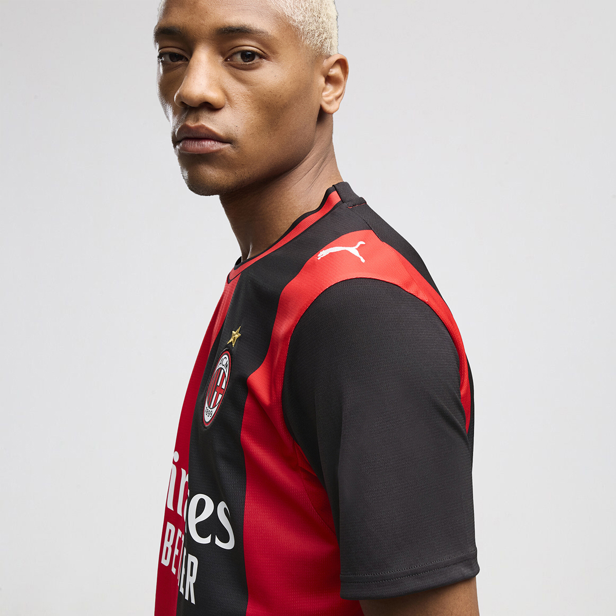 Camiseta AC MILAN Puma Titular 26 27 Hombre,  image number null