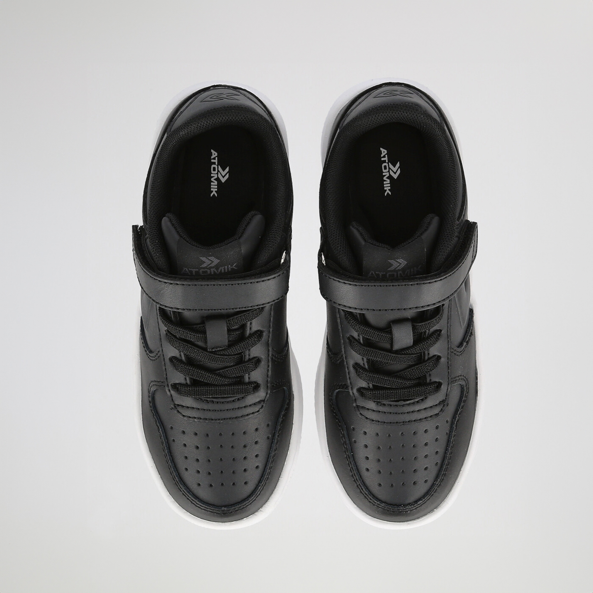 Zapatillas cuero sint&eacute;tico Atomik Fairfaxx Infantil,  image number null