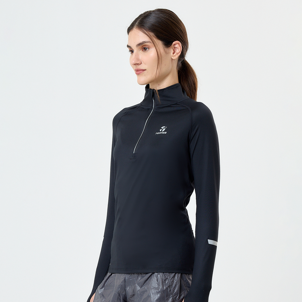 Buzo Running Topper Rng II Mujer,  image number null