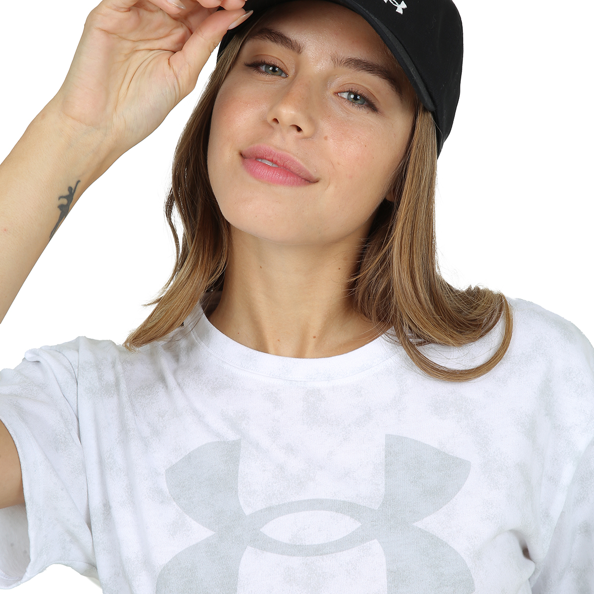 Remera Entrenamiento Under Armour Logo Heavyweight Mujer,  image number null