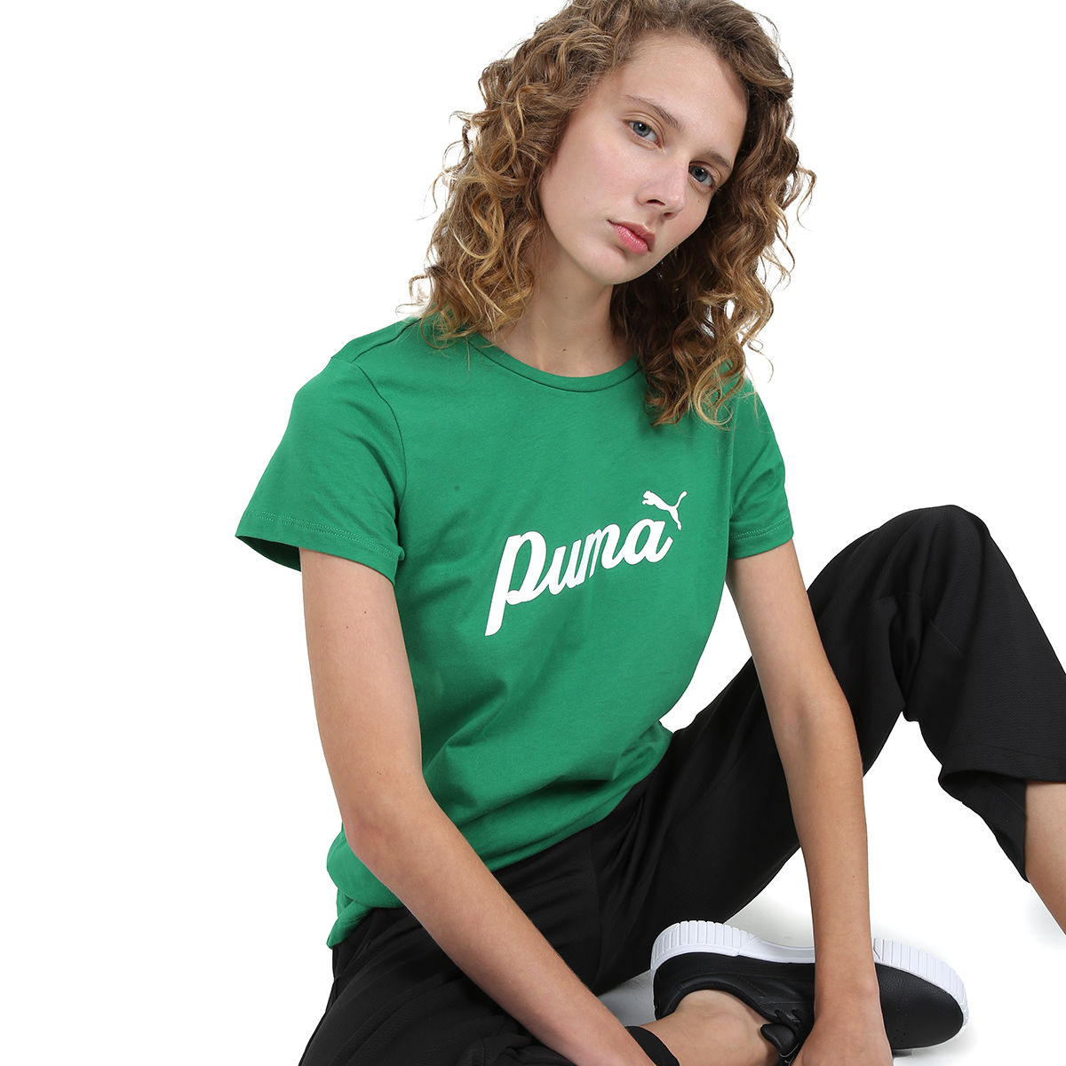 Remera Puma Essentials Blossom Script Mujer,  image number null