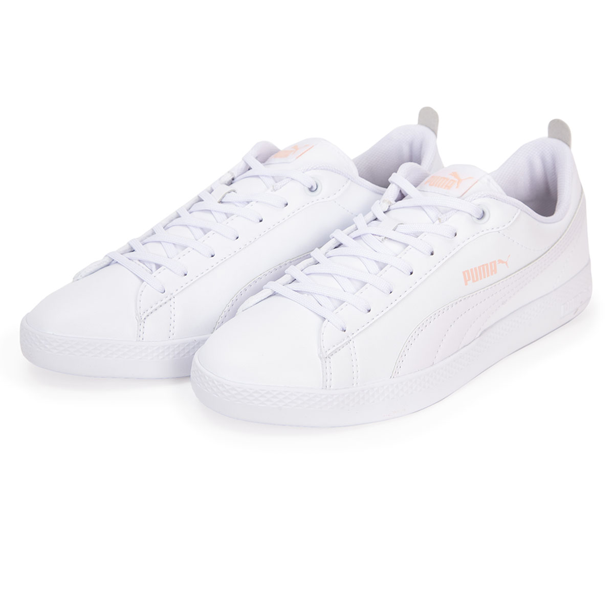 Zapatillas puma blancas store de cuero