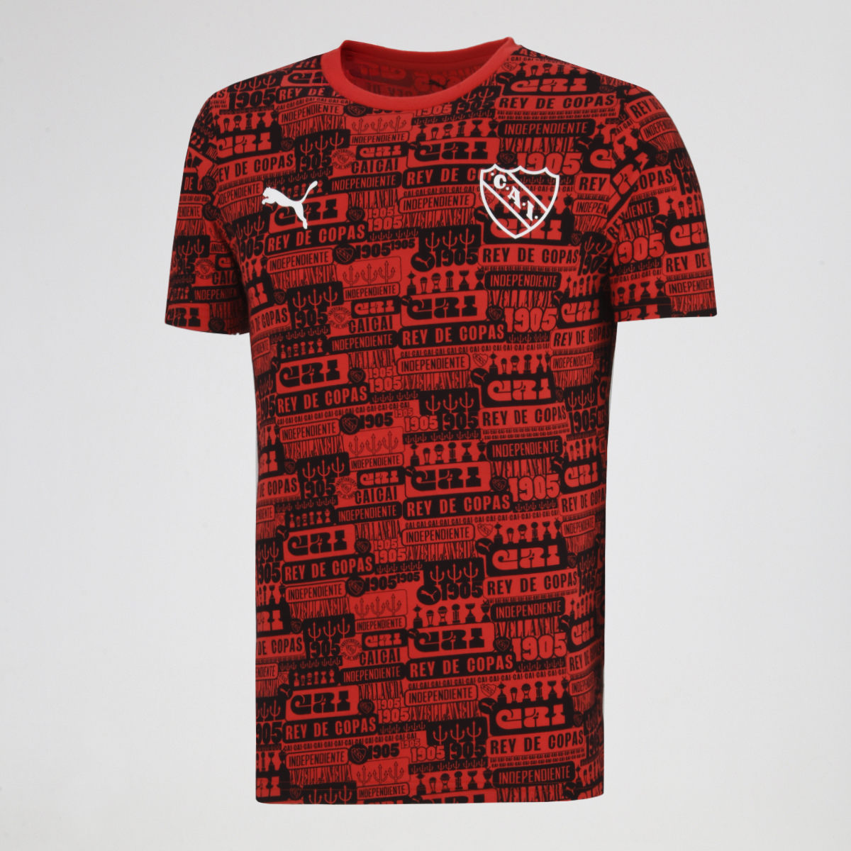 Remera Independiente Puma Culture 2026 Hombre cuello redondo,  image number null