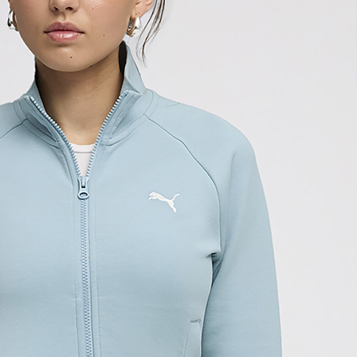 Buzo con cierre puma essentials semi ajustado mujer — imagen 3