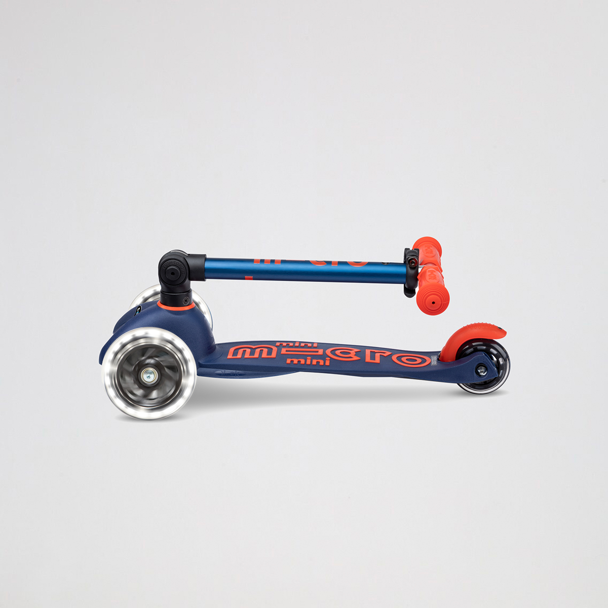 Monopat&iacute;n Micro Deluxe Plegable Navy Blue Infantil,  image number null