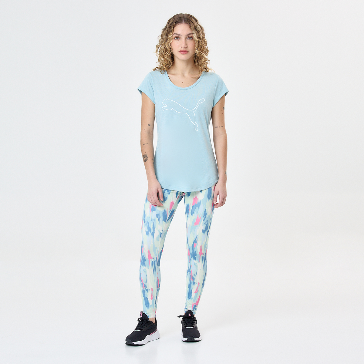 Remera Puma Performance Heather Cat Mujer,  image number null