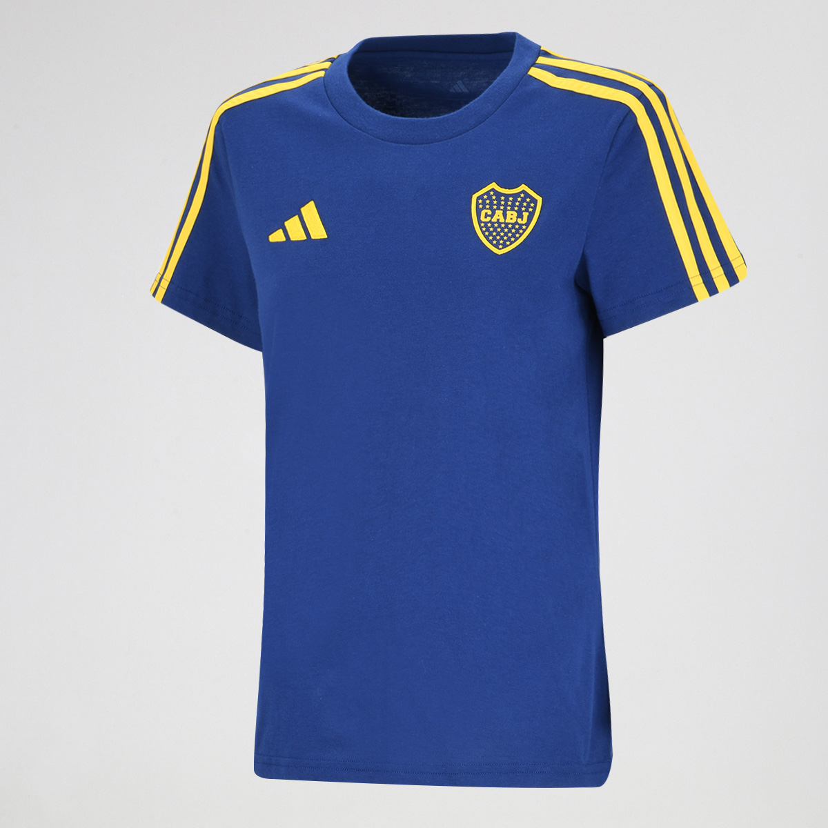 Remera Fútbol adidas Boca Juniors 3 Tiras 2025 Mujer,  image number null
