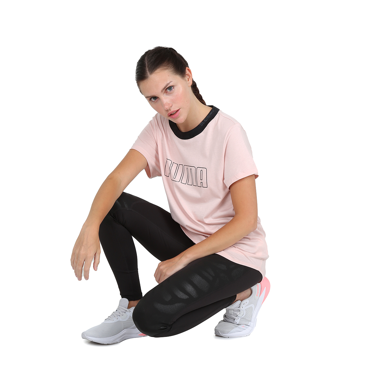 Remera Entrenamiento Puma Safari Glam Ss Mujer,  image number null