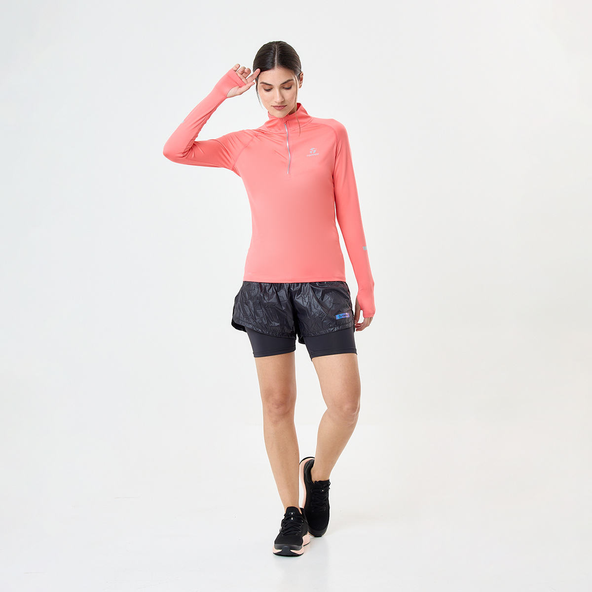 Buzo Running Topper Rng II Mujer,  image number null