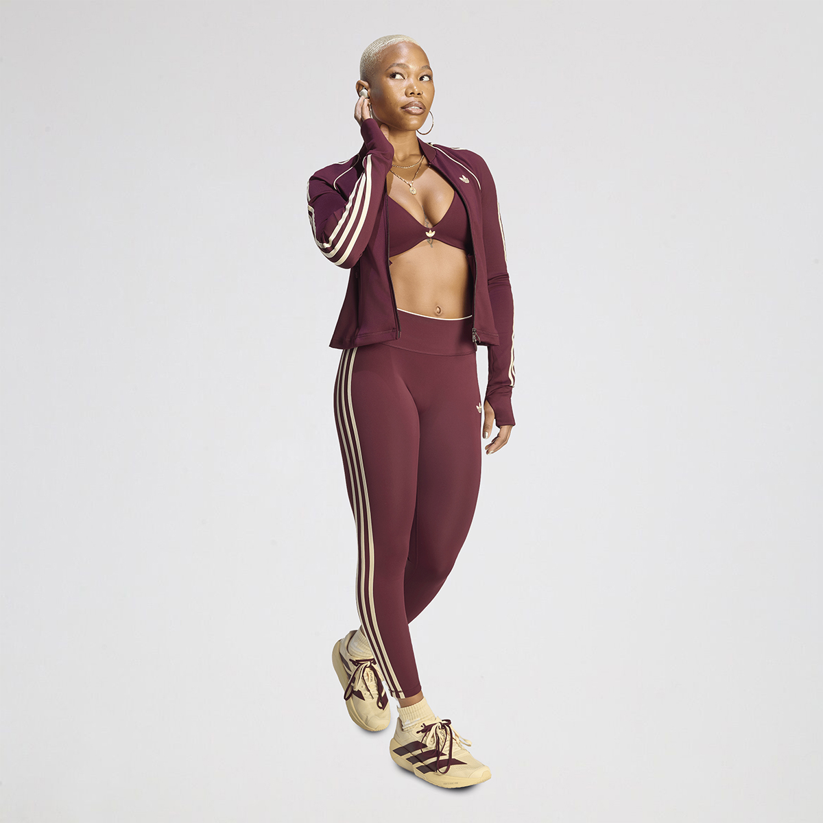 Buzo con cierre adidas originals sport superstar capa intermedia mujer — imagen 4