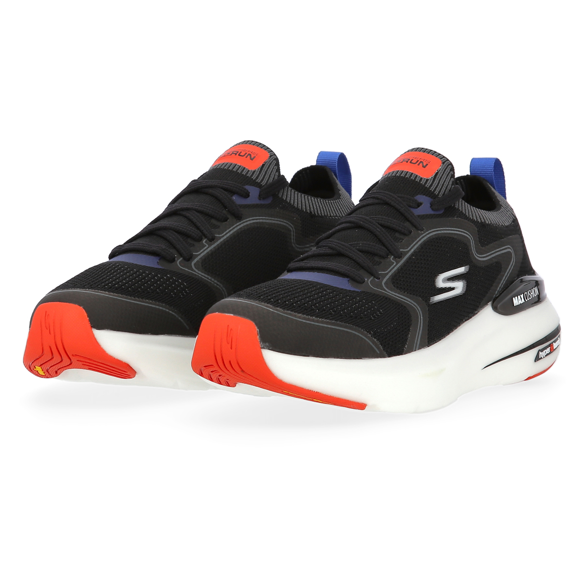 Skechers burst hombre naranja store