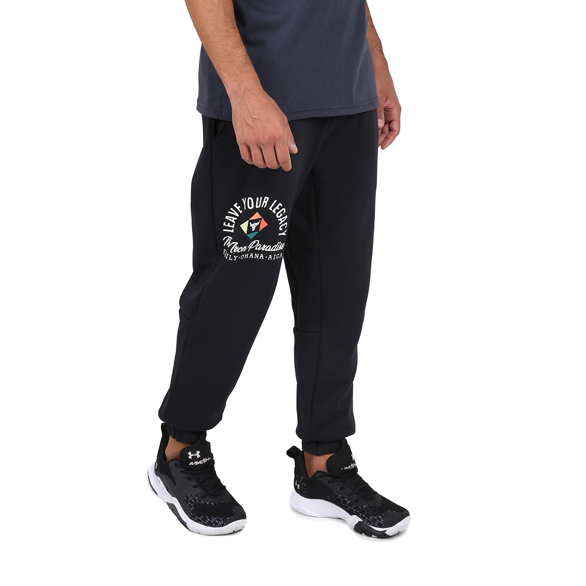 Pantal&oacute;n Entrenamiento Under Armour Project Rock Heavyweight Terry Hombre,  image number null