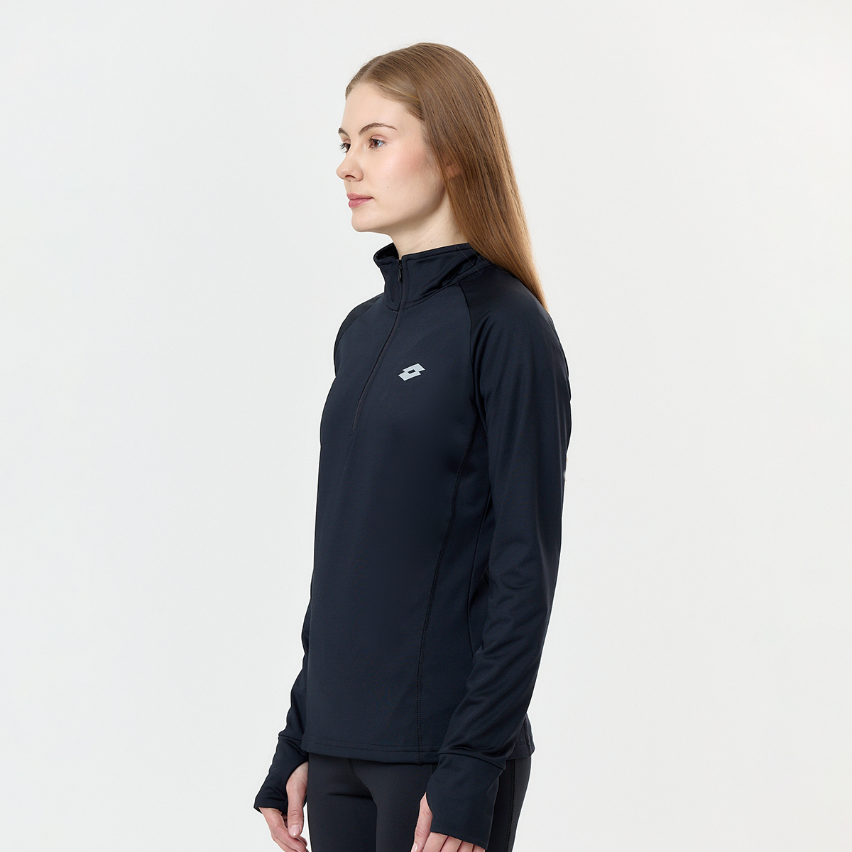 Buzo Entrenamiento Lotto Half Zipper X-fit Mujer,  image number null