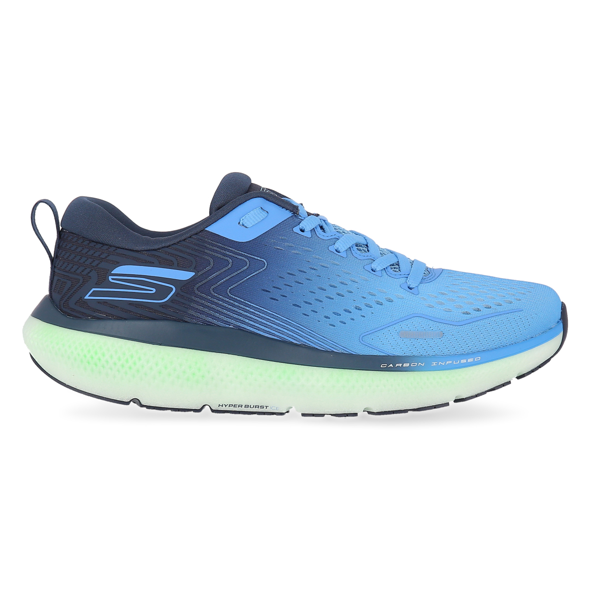 Skechers burst sale hombre verdes