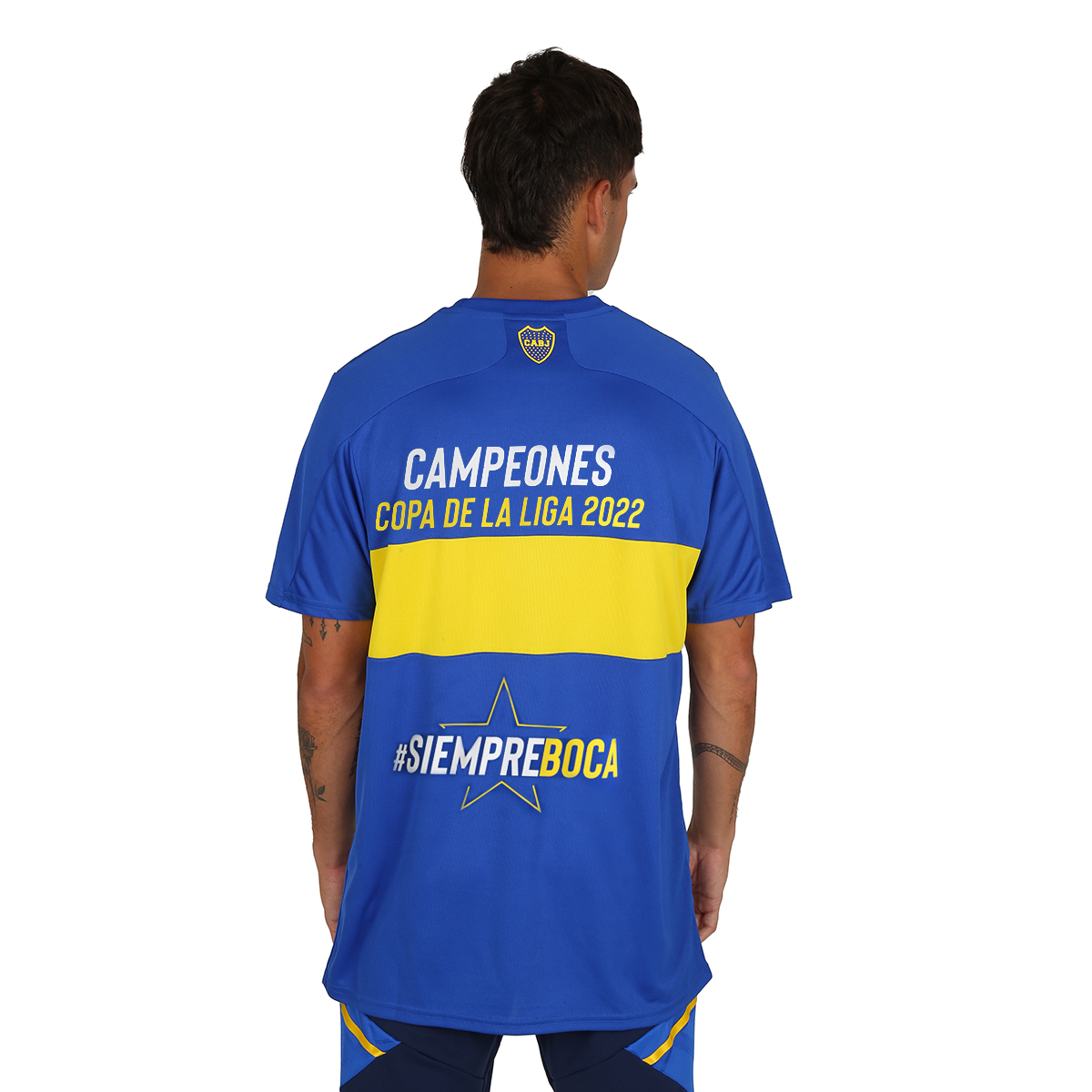 Camiseta adidas Boca Home 2022 Campeon Copa Liga,  image number null