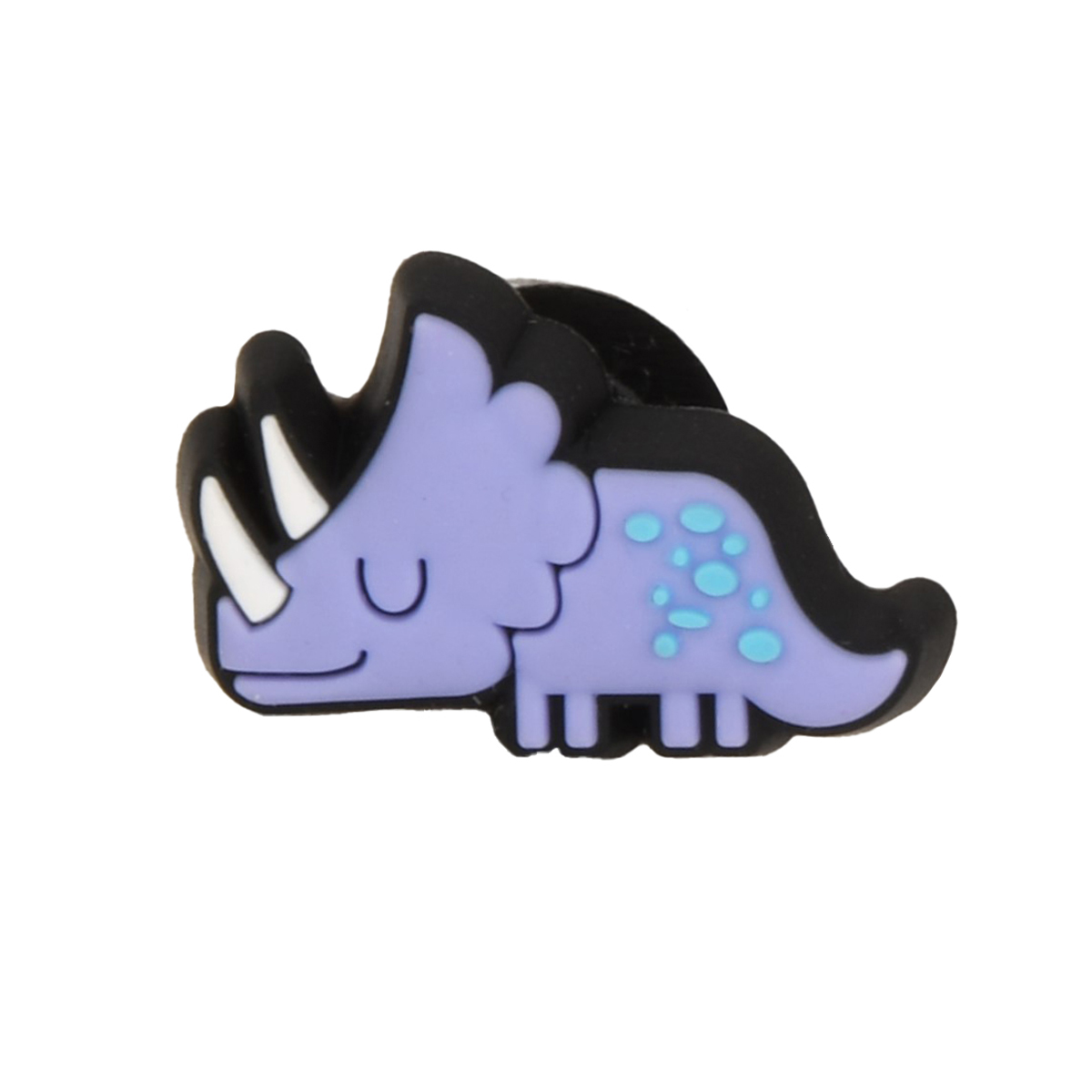 Pin Crocs Jibbitz Purple Dino,  image number null