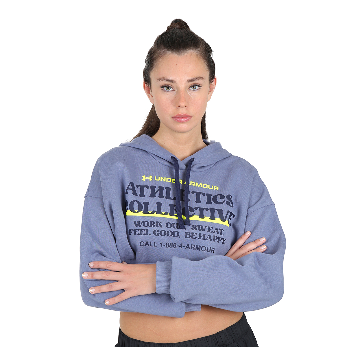 Buzo Entrenamiento Under Armour Graphics Crop Mujer - Main Image