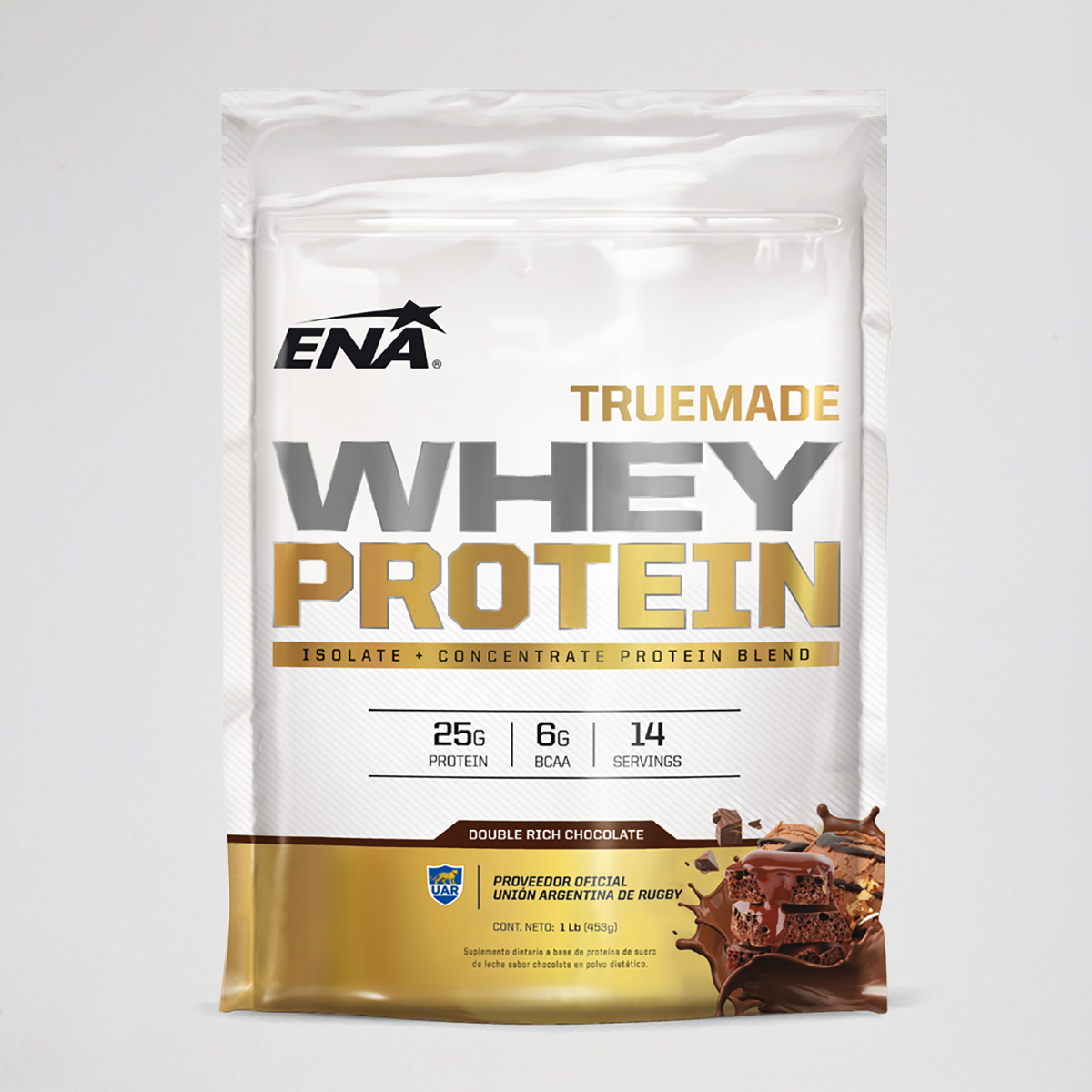 Proteína ENA Sport Whey True Made 453 Grs,  image number null