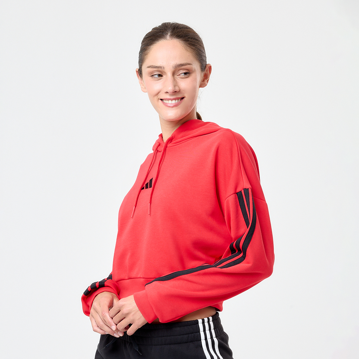 Buzo adidas Essentials Crop 3 Tiras Mujer,  image number null
