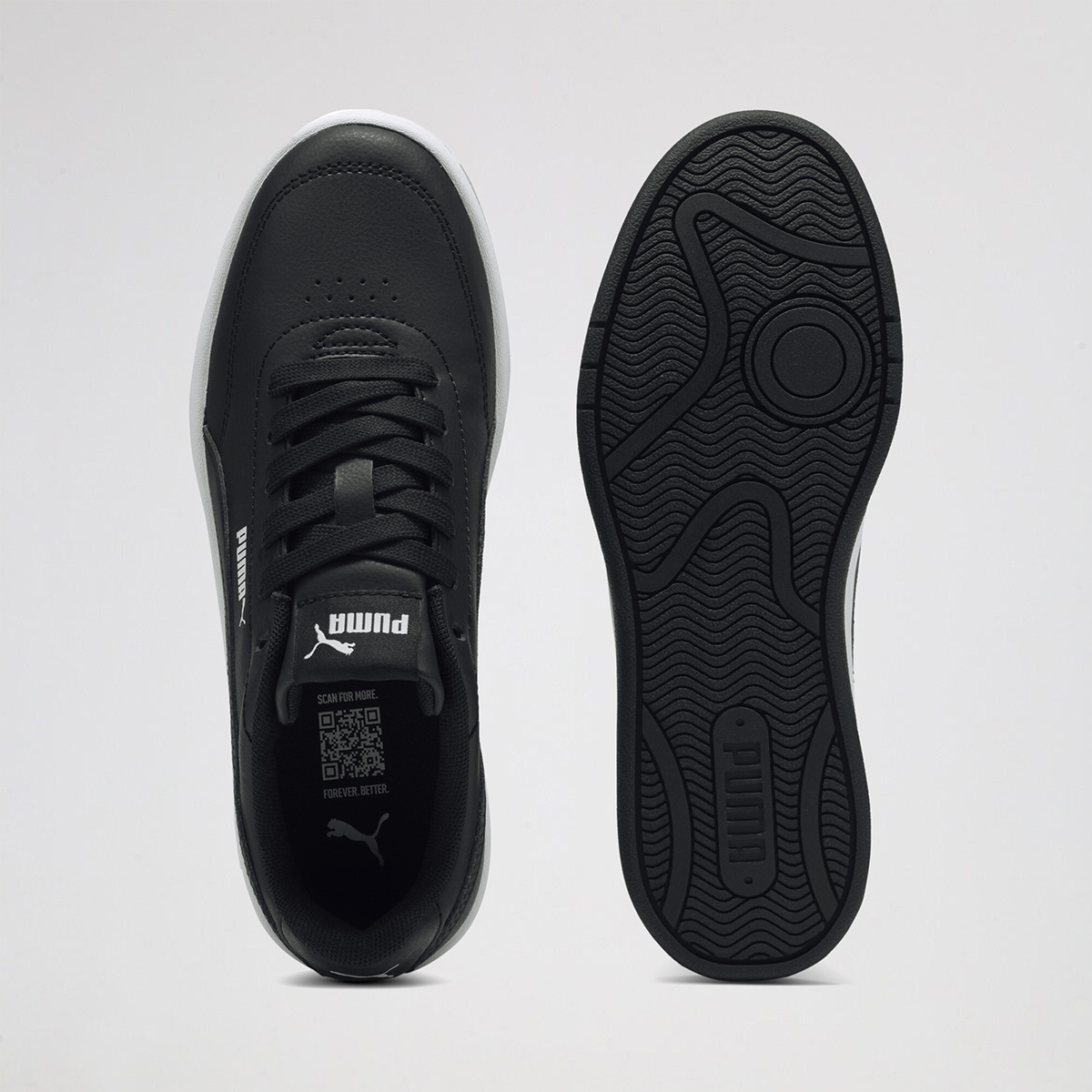 Zapatillas Puma Court Classic Clean Infantil sint&eacute;tico,  image number null