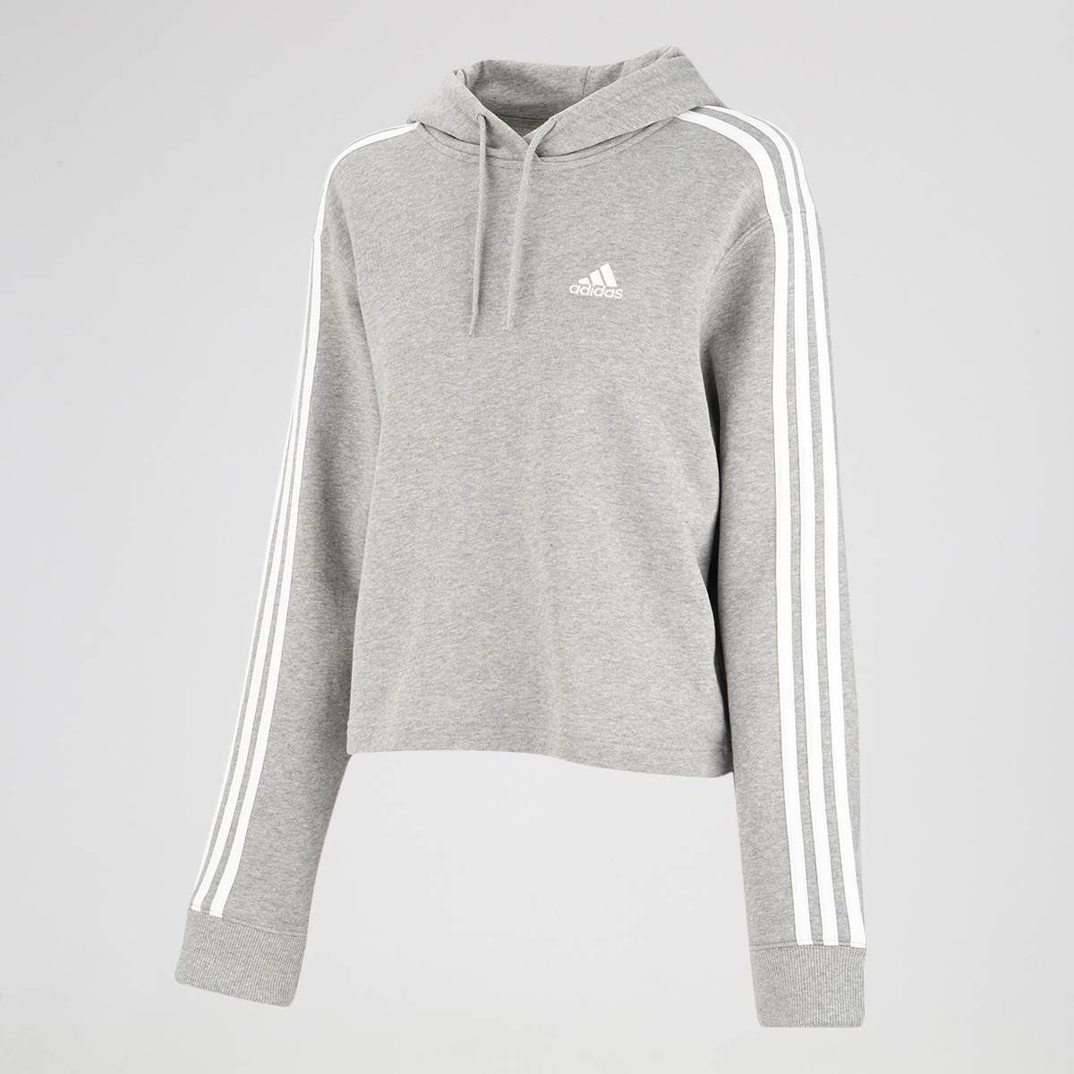Buzo adidas Essentials 3 Tiras French Terry Crop Mujer StockCenter
