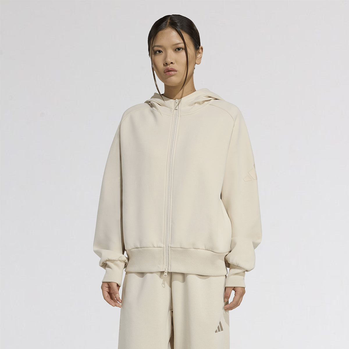 Buzo con Cierre adidas Soft Lux cierre completo Mujer,  image number null